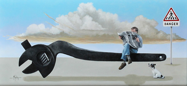 QR Rail Spanner (A Cornell Workman) by Roy Martin | Lethbridge Gallery